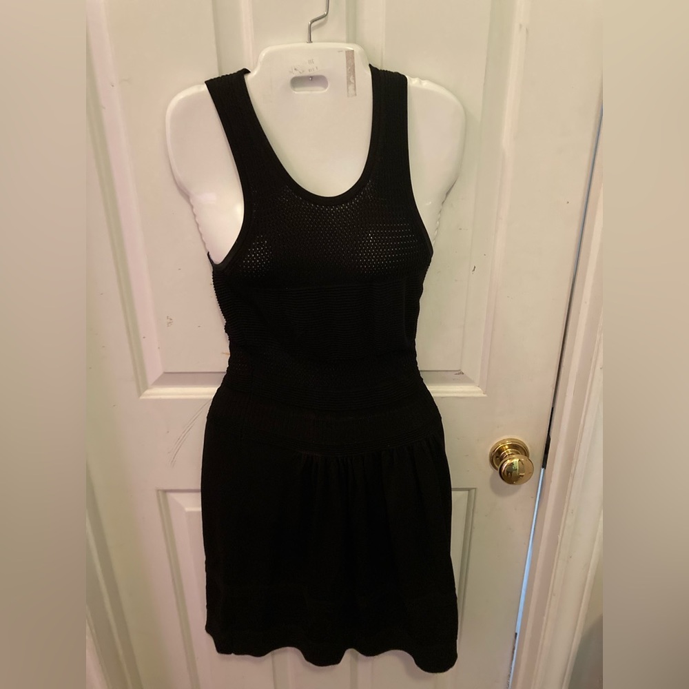 M. Patmos Stretch Panel Knit Sleeveless Dress